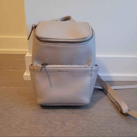 Matt & Nat Handbags - Matt & Nat Cream Backpack